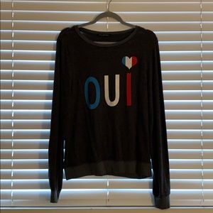 WILDFOX QUI PULLOVER SWEATER